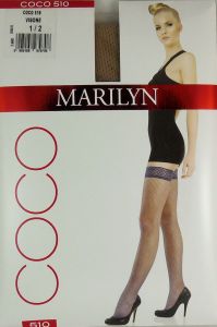 Marilyn COCO 510 R1/2 pończochy samonośne visone